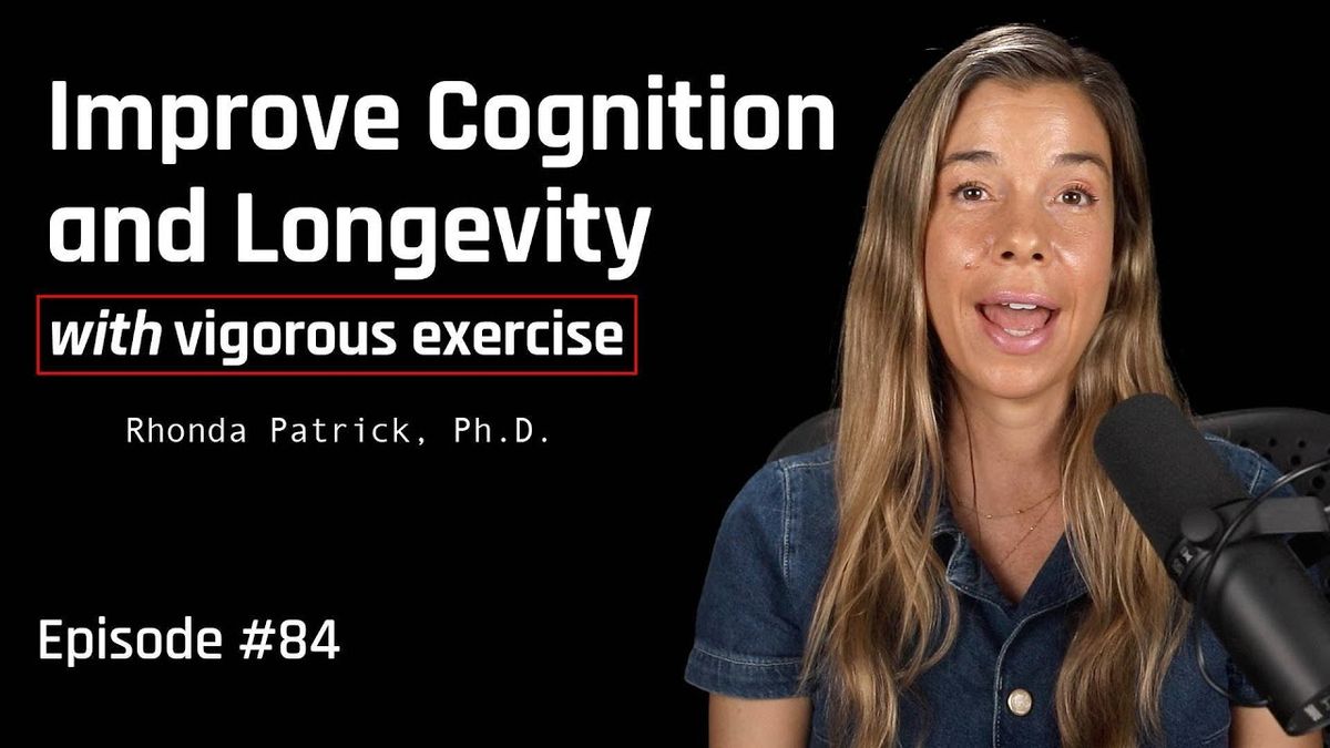 The Longevity & Brain Benefits of Vigorous Exercise #VV2Max