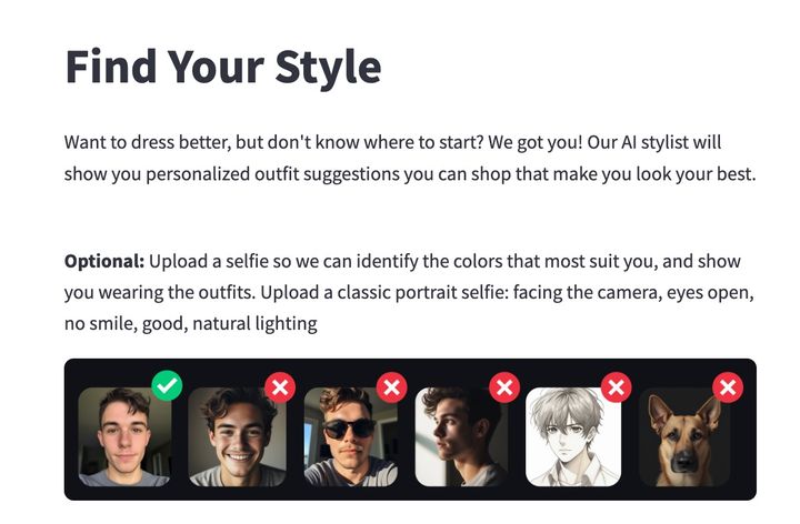 Find your style with AI